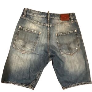 DSQUARED Faded Blue Jean Shorts